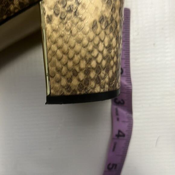 POUR LA VICTOIRE LEATHER SNAKESKIN KNEE HIGH BOOTS SIZE 8.5 - Picture 4 of 13